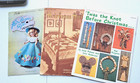 Lot Of 3 Vintage Craft Books Heirloom Quilts  Bazaar Crochet  Holiday Macrame