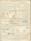 Great Britain Pre Adhesive Stamp Cancellations  1816  1847  Lot Of 58