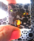 1- 22  Gm Sericho Pallasite Meteorite Slice  Kenya Translucent Olivine Std  Jal