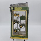5 John Deere Miniature Holiday Ornaments Hat  New Open Box