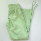 Y2k Vintage Neon Green Parachute Raver Baggy Nylon Track Pants Small