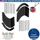 16 Tine Replacement Set For Mtd  Sears  Craftsman Tillers     With Hardware 108802