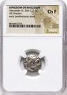 Alexander The Great Iii 336-323 Bc Kingdom Of Macedon Ar Drachm Silver Coin  Ngc