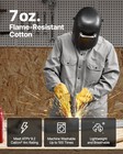 Vevor Flame-resistant Welding Jacket 7oz Fr Cotton Welding Safety Jacket M-sized
