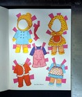 Vintage 1975 Whitman Itsy Bitsy Beans Paper Dolls  1946 - Uncut unused