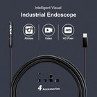 Endoscope Camera With Light  1920p Hd Borescope Camera With 8 Led Lights 16 4ft