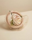 1950s   1960s Floral Satin Pillbox Hat   Sinamay England Vintage Wedding -
