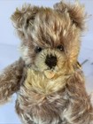 Vintage Small Steiff Teddy Bear 6 5  Jointed 5 Mohair Blonde Silver Button