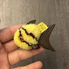 Vintage Steiff Woolen Coral Fish With Tag Germany