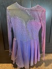 Brand New Ice Skating Dress  Small  Pink And Purple With Sequins
