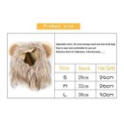 Cute Lion Mane Cat Wig Small Dog Cats Costume Lion Mane Wig Cap Hat For Cat Dogs