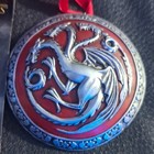 Game Of Thrones House Targaryen Holiday Ornament Dragon Sigil Christmas Tag Hbo