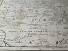Antique C 1736 Original Map Of Amsterdam By R   J Ottens 11  X 7 3 4 