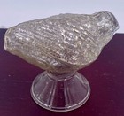 Vintage Mercury Glass Bird Figurine B - 3 5  Long X 2 75  Tall - No Damage