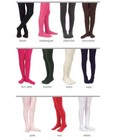 Jefferies Socks Girls School Seamless Organic Cotton Adjustable Waist Tights 2pk