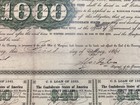 1861 Csa  1000 Confederate States Of America  Montgomery Bond cr 8 Reproduction