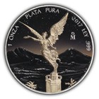 2017-mo Mexico Libertad 1 Onza  999 Fine Silver Bu Colorized Coin  66 100