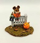 Wee Forest Folk 1998  m-232 Pickity Pumpkin  Signed  Initialed  In Box  Retired