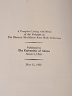 Vintage Herman Muehlstein Rare Book Collection U Of Akron Brochure Pamphlet