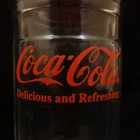Nos Vintage 1992 Coca-cola Glass Sugar Shaker Jar Red Metal Lid Restaurant Style