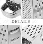 Kitchen Stainless Steel 4-sided Box Food Grater Vegetable Cheese Slicer Shredder