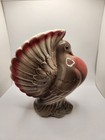 Vintage Royal Copley Pouter Pigeon Dove Love Bird Brown Red Planter Vase