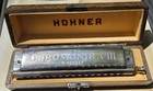 Harmonica 1930-1940  Hohner Chromonika Iii Original Box