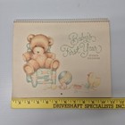 Hallmark Babys First Year Sticker Keepsake Milestone Memory Calendar  1980   s Vtg