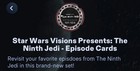 Topps Star Wars Card Trader Visions Ninth Jedi Episode 5-8 Super Rare Set Of 20