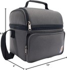 Carhartt Insulated 12 Can Two Compartment Lunch Cooler Bag Soft Shell New W tags