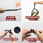 Xfasten Wire Harness Tape 2 Inch X 50 2-inch X 50-feet  single Pack   Black 