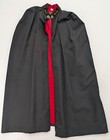 Vintage Knights Of Columbus Ceremonial Dress Cape Cloak Black red Lynch   Kelly