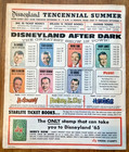 Vintage 1965 Disneyland  tencennial  Souvenir La Times Newspaper Supplement