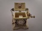 Vintage Telephone Rhinestones   Gold Trim Jewelry Trinket Box   2189165 Nwt