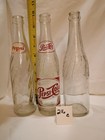 3 Vintage Pepsi Cola Bottles  From About 1930 s To 50 s  Empty 