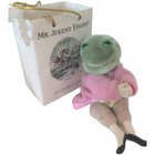 Vintage Beatrix Potter Mr  Jeremy Fisher Plush Frog Eden Peter Rabbit