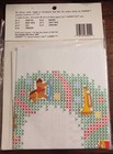Seasons Greetings Bucilla Colorpoint Paint Stitching Sampler 9 x12   63922 Xmas