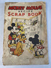 Mickey Mouse Recipe Scrap Book Vintage 1930s Disney Enterprises