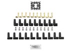 4041r Spark Plug Wire Set- 8mm- Super Stock Universal-graphite Core- 90 Deg