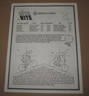 Hite Rite Off-road Saddle Dropper Bicycle Parts Brochure