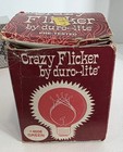 Vintage Crazy Flicker By Duro-lite  4608 Green Light Bulb Works