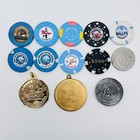 Lot Of 13 Of Las Vegas Casino Chips poker Chips vegas Coins