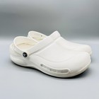 Crocs Shoes Womens 10 White Bistro Clog Slip Resistant Casual Comfort Work Nurse
