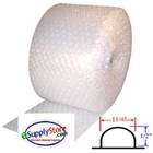 65 Ft 1 2  Large Bubble Cushioning Wrap 24  Wide-free Shipping 1 Roll 