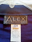 Alex Evenings 2 Piece Dress   Jacket Women 22w Purple Mother Of The Bride  1120