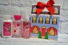 Bath   Body Works 3 Pcs Gift Set Sweet Pea Body Mist Shower Gel Lotion With Bag