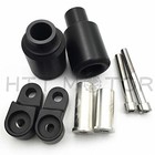 Black Mt219-037-bk No Cut Frame Slider Crash Protector 2007-2008 Cbr600rr