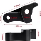 2 Inch Lowering Blocks Kit for Harley Davidson Touring Street Glide 2002-2023