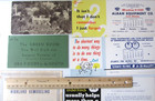 Lot Of 13 - Vintage Assortment Of Ink Blotters- Advertising- Calendar- Bank Etc 