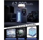Atgih 198 4wh Portable Power Station  Usb-c  Detachable Led Light  Off-grid